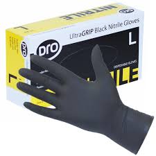 Black Nitrile Gloves